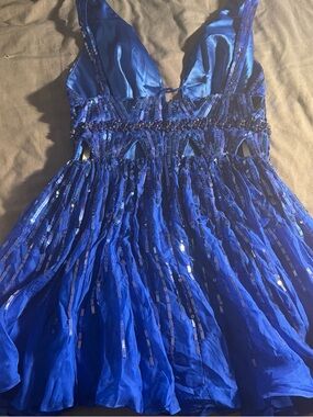 Jovani Dresses | New Jovani Butterfly Sequined Cocktail Dress in Multi-Color | Color: Black | Size: US8 | Nwtbrands2love's Closet